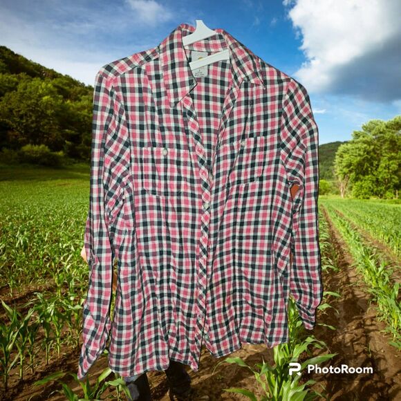Carhartt for Women Plaid Button Up Shirt Size L - Picture 1 of 2